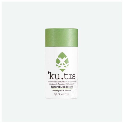 Kutis Skincare Veganistische deodorant zonder bakpoeder, citroengras en tea tree, 50 ml