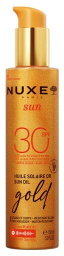 Nuxe Sun Gold Zonneolie Gezicht en Lichaam SPF 30 150 ml