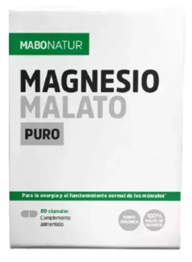 Mabonatur Zuiver magnesiummalaat 80 capsules