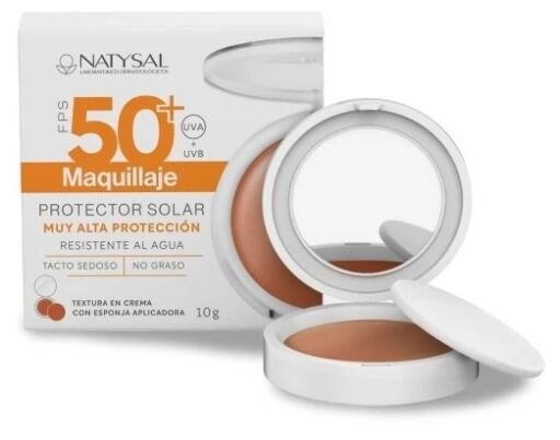 Natysal Zonnebrandcr&egrave;me Make-up SPF 50+ Poeder 10 gr