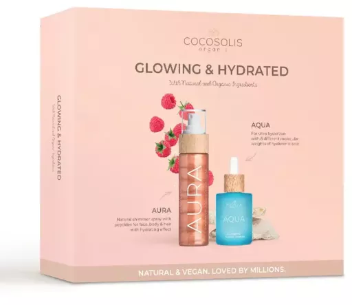 Cocosolis Gloeiende en gehydrateerde 2-delige hoes
