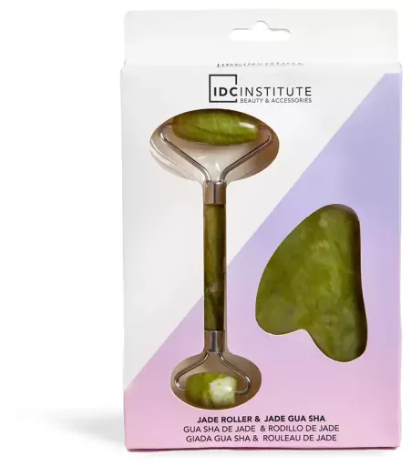 Jade Gua Sha &amp; Jade Roller 2 stuks
