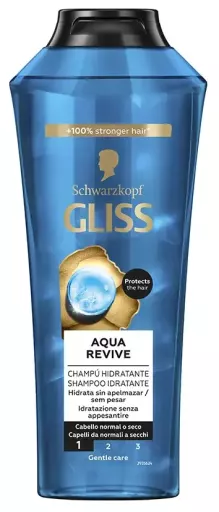 Schwarzkopf Gliss Aqua Revive Hydraterende Shampoo 400 ml