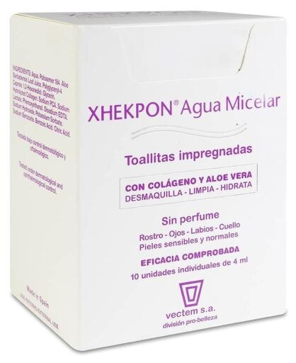 Vectem Xhekpon Micellair Water 10 Doekjes 4 ml