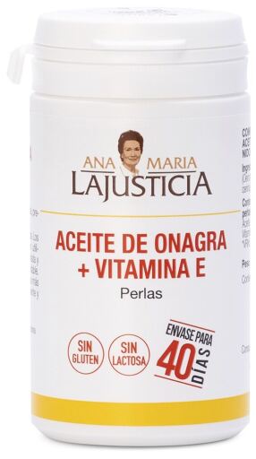 Ana Mar&iacute;a Lajusticia Teunisbloemolie + Vitamine E 80 Parels