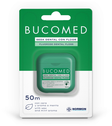 Bucomed Tandzijde met Fluoride 50 ml Mint
