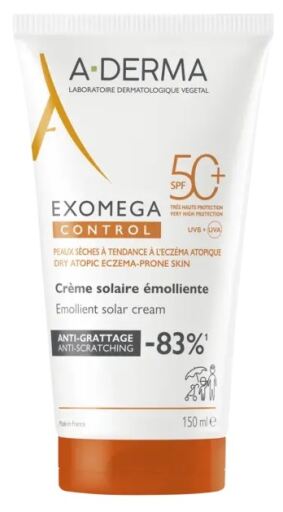 A-DERMA Exomega Control Verzachtende SPF 50+ 150 ml