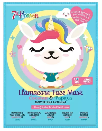 7th Heaven Llamacorn gezichtsmasker