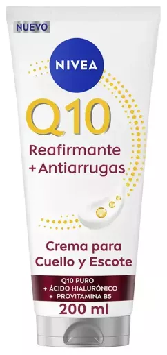 Nivea Q10+ Verstevigende anti-rimpelcr&egrave;me voor hals en decollet&eacute; 200 ml
