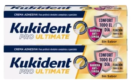 Kukident Pro Ultimate 2 tubes 40 g ongeflavoreerd