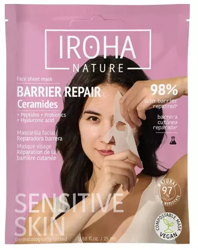 Iroha Barri&egrave;reherstellende gezichtsmasker 1 stuk