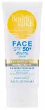 Geurvrije getinte gezichtslotion voor dagelijks gebruik SPF 50+ 75 ml