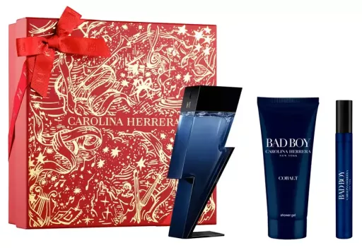 Carolina Herrera Bad Boy Cobalt 3-delige koffer