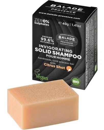 Balade en Provence Verkwikkende vaste shampoo voor mannen 40 g