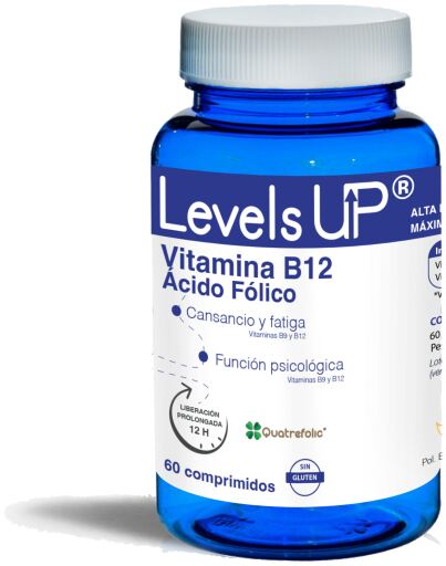 Bioserum Levels Up Vitamine B12 Foliumzuur 60 Tabletten