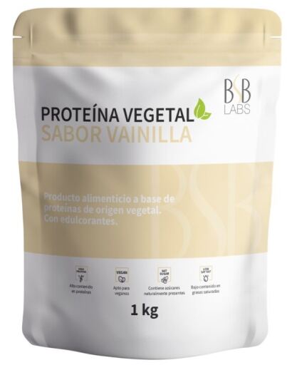 Plantaardige prote&iuml;ne vanille 1 kg