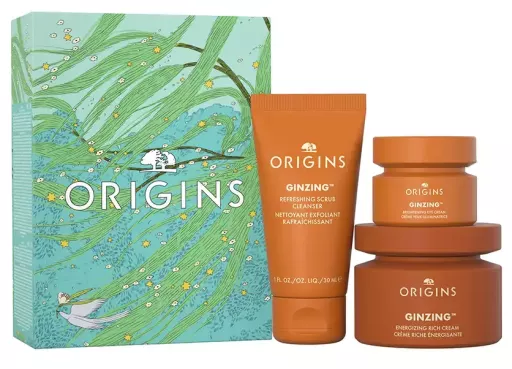 Origins Ginzing Energizing Rich Cream 3-delige set
