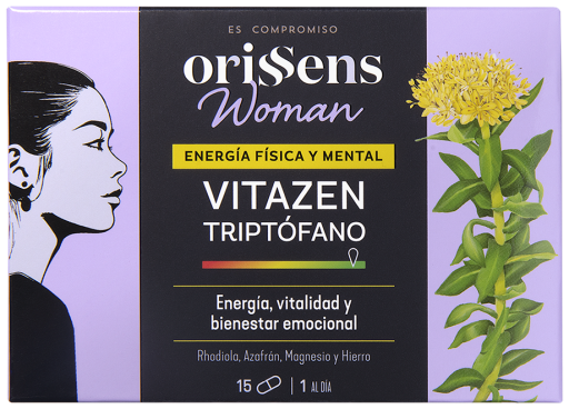 Orissens Vitazen Tryptofaan tabletten voor vrouwen, 15 stuks.