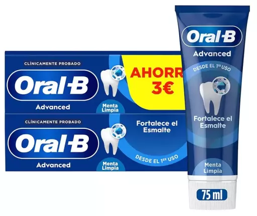 Oral-B Tandpasta die het glazuur versterkt, 2 x 75 ml