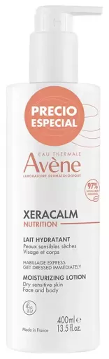Av&egrave;ne Xeracalm Nutrition Hydraterende Melk 400 ml
